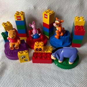 Lego duplo Winnie the pooh Tigger piglet Eeyore #2991 #2996 #2975 sets HTF